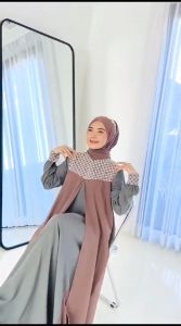 OBRAL MURAH!! Ayumi Dress Ceruty Babydoll & Dress Gamis Wanita Terbaru