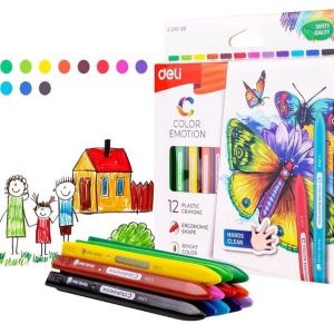 CRAYON DELI 24 WARNA UNTUK ANAK PINTAR