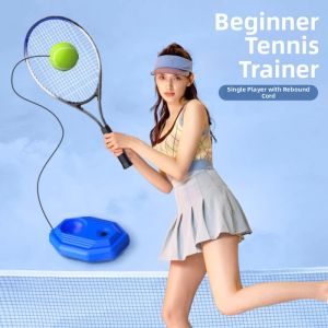 Self Rebound Outdoor Tennis Trainer for Single Person and Kids