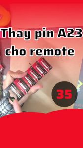 Vỉ 5 viên 12v A23 Camelion CHÍNH HÃNG dùng cho cửa cuốn Pin - VPP Bảo An