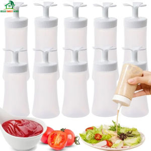 Condiment Squeeze Bottles Ketchup Salad Dressing Seasoning Storage Jar Sauce Condiment Olive Oil Bottle Kitchen Organized Tools