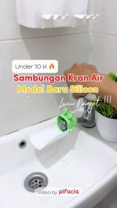 PIFACIA Faucet Extender Penyambung Kepala Kran Air Silicon Karakter Pemanjang Wastafel Cuci Tangan