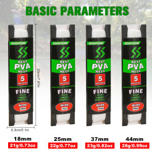 Sougayilang PVA Bait Net 5m a Set/Multiple Specifications Optional Water-soluble Bait Net Carp Fishing Quickly to Lure Fish