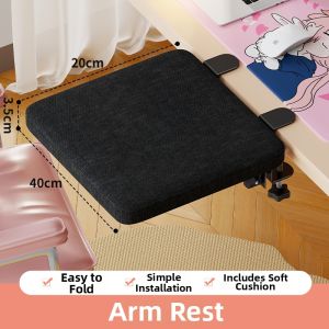 evesigar | Foldable Armrest Desk Extension Arm Support and Mouse Pad