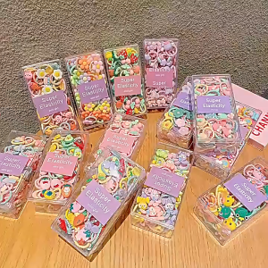 ยางรัดผมหางม้าสำหรับเด็ก แฟชั่นเกาหลี ยางรัดผมยางยืดสูง เครื่องประดับผมสำหรับเด็กผู้หญิง