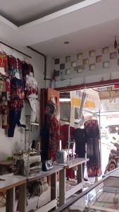 GAMIS ATAU LONGDRES BATIK BAGAN SIAPI API BAJU TIDUR DAN HARIAN