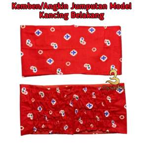 Angkin/Kemben Jumputan Instan model Karet Kancing Belakang