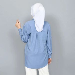 atasan kemeja syakila/blouse dewasa viral/baju wanita terbaru kekinian simpel