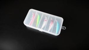 5pcs/Box Sinking Minnow Artificial Lure Set 5.7cm/6g 3D Eyes Swimbait Laser Crankbait Hard Bass Baits Fishing Gear