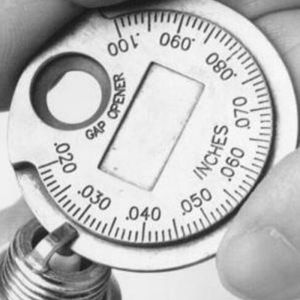 YEGBONG | Spark Plug  Measuring Tool Coin-Type 0.6-2.4mm Range Gage for Tuning