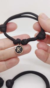 ALPHABET PENDANT BRACELET 26 Letter gelang tangan BFF Friendship band Gift for Her Adjustable A-Z