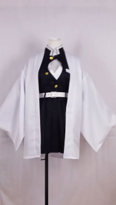 Kanroji Mitsuri Cosplay Costume Anime Demon Slayer Outfit Halloween Kimono for Women
