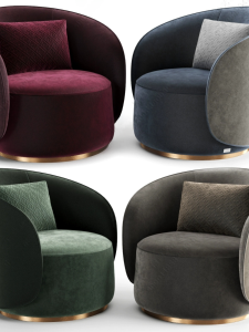 Nordic Luxe Minimalist Lounge Chair