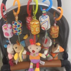 BINBINZ | Hanging Ring Animal Rattle Crib Hanging Toys Animal Toys / Stroller Car Seat Bed Crib Hanging Toy