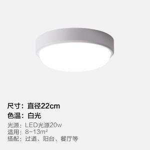 Modern Minimalist LED Ceiling Lamp for Kitchen Balcony Entrance Hallway Bathroom Tatami Small Space Lighting Fixture