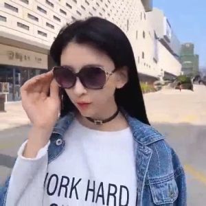 BITZEN Kacamata Hitam Sunglasses Polarized Frame Anti UV Korean Fashion Wanita Pria