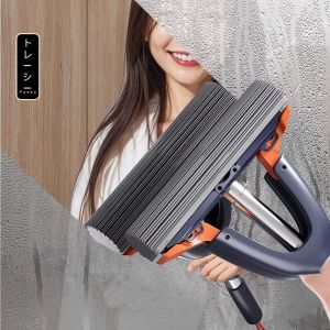 Cây gậy lau cửa kính và bàn bếp siêu thẩm hút dụng cụ lau kính 2 mặt đa năng