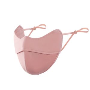 Mặt Nạ Chống Nắng Thiết Kế Xương Cá 3D Dành Cho Đi Xe Đạp Chống Tia UV Mùa Hè Ngoài Trời Chất Liệu Lụa Đá Mỏng Thoáng Khí Che Nắng Cho Nam & Nữ