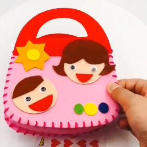 🔥HOT🔥 Cute Felt DIY Toy Craft Art Set For Beginners Sewing Kit For Kids Educational Sewing Craft Kits For Boys And Girls