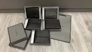 Ví bóp nam ngắn đẹp full box kèm túi giấy cầm tay nhiều ngăn cao cấp giá rẻ VN50