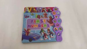 First Numbers Sound Book For Preschool Kids With Animals Objects Vehicles & More