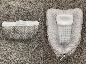 Baby Nest 100% Cotton Reversible Portable Newborn Set w/ Pillow & Bag – Belily World