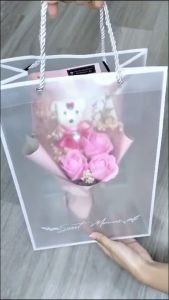 Omiya Transparant Handbag - Transparan Bag Buket Bunga GB037