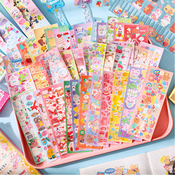 200p Kawaii Văn Phòng Phẩm Miếng Dán Cho Trẻ Em Dễ Thương Thẩm Mỹ Trang ...