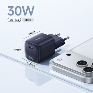 BASEUS | Baseus 30W GaN Charger PD Charger For iPhone 17 16 15 14 13 12 Max Fast Charger PD3.0 QC3.0 Phone Charger Type C Tablets Charger