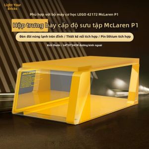 light your bricks | Tủ Hiển Thị Chống Bụi cho Xe Đua LEGO