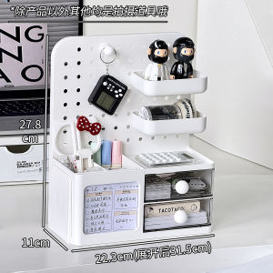 ช่องเก็บของแบบติดโต๊ะทำงานแบบหลายชั้น ช่องสี่เหลี่ยมโปร่งใสสำหรับจัดระเบียบวัสดุอุปกรณ์สำนักงาน