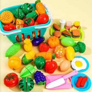 Cutting Fruits Pretend Play Girls Kitchen Toy Set