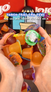 Thạch Trái Cây Mix Vị Nho và Xoài - Thạch Rau Câu Làm Từ Trái Cây Tươi Rau Câu Trái Cây Rau Câu Cho Bé