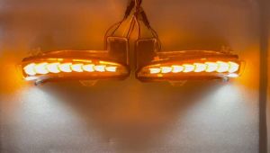 TCS TOYOTA CAMRY ACV50 2012-2017 CAR SIDE MIRROR LED LAMP CHROME ALBINO ACCESSORIES