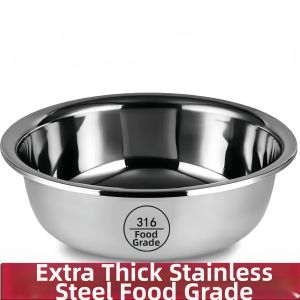 Food Grade 316 Stainless Steel Large Basin