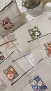 Bag Pouch Flower / Tempat Make Up / Pouch Travell