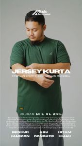 JERSEY KURTA OLAHRAGA PAKAIAN OLAHRAGA BAJU OLAHGRAGA PRIA MUSLIM