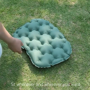 Portable Inflatable Camping Seat Cushion Foldable Travel Camping Hiking Concerts Moisture-proof Seat Pad