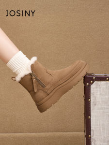 Josiny | Thick Warm Anti-slip Vintage Short Boots