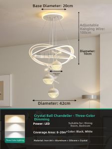 HAOJUESHIDENGSHI | Modern Minimalist Nordic Creative Design Chandelier