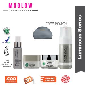 Msglow Luminous Series Original - Ms Glow Ori 1 Paket Bekas Jerawat Bopeng