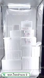 กล่องโฟม กล่องโฟมปิกนิก (กล่องใหม่ ไม่เคยผ่านการใช้งาน) กล่องโฟมปิคนิค