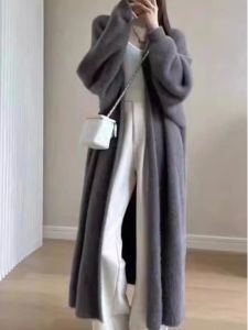 Loose Long Sleeve Solid Color Cardigan Top Womens Street Style Comfortable Fit Open Front Sweater for Young Adults