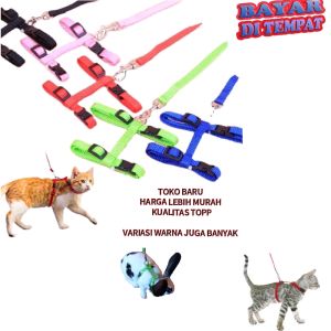 tali kucing tali penuntun kucing tali kucing jalan jalan tali harness model h tali musang