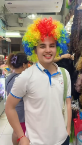 วิกฟู วิก AFFO วิกผมแฟนซี วิกผมหัวฟู วิกฟูแฟนซีสีสดใส รหัส วิกผมแฟนซี วิกAFFO