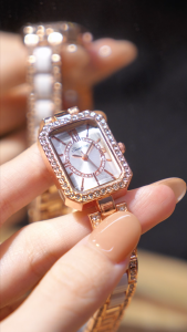 Sunlifex Jam Tangan Wanita 3034 Korea Fashion Berlian Tali Keramik Jam Tangan Cewek Original New