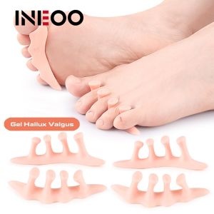 INEOO 1Pair Bunion Corrector Silicone Finger Toe Protector for Soft Gel Straightener Spacers Stretchers Care Tool