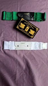 [SINGAPORE SELLER] Mens Ihram Belt Tawaf For Hajj & Umrah / Tali Pinggang Ihram Untuk Haji & Umrah(GREEN & WHITE)