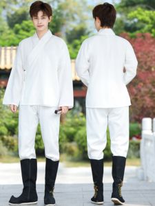 Bộ Quần Áo Bên Trong Có Cổ Giữa Lớp Dành Cho Nam Giới Dày Dặn Trang Phục Mùa Hè Phong Cách Trung Hoa Quần Lớp Đế Quần Lót Phù Hợp Với Quần Lót Trắng