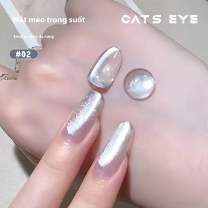 Sơn Gel Mắt Mèo Đa Năng 12ML Trong Suốt Lấp Lánh Mịn Màng Không Xám Chất Liệu Nhựa Đa Dụng Cho Mọi Màu Sắc